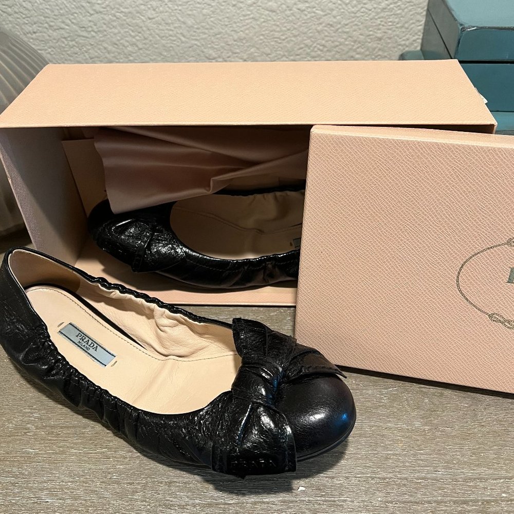 Prada Donna Bow Flats